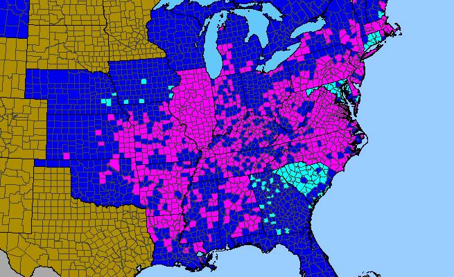 The range of Allium vineale